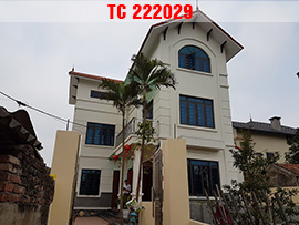 Xây nhà 3 tầng diện tích 80m2 mái thái đã hoàn thiện ở Hưng Yên TC222029